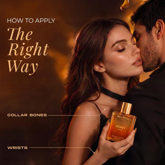 Bell Air Luxury's Honey Oud | Eau de Parfum 100ml (3.4 fl oz) | Patchouli, Vanilla, Bergamot | Floral & Spicy | Made with Clean & Vegan Essentials Oils | Cruelty Free Fragrance Perfume