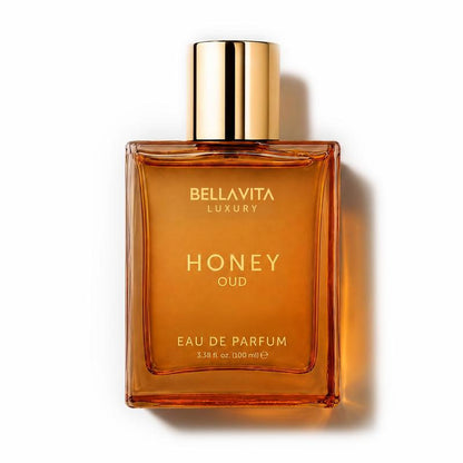 Bell Air Luxury's Honey Oud | Eau de Parfum 100ml (3.4 fl oz) | Patchouli, Vanilla, Bergamot | Floral & Spicy | Made with Clean & Vegan Essentials Oils | Cruelty Free Fragrance Perfume
